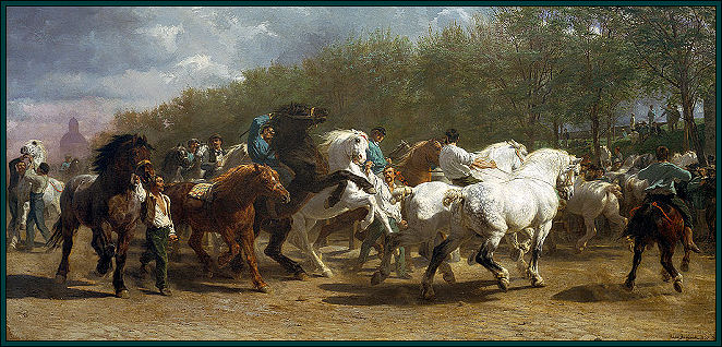 Horse painting- Horse Fair- Rosa Bonheur