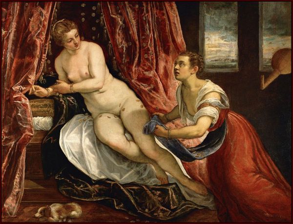 Tintoretto's painting of the myth of Danaé.