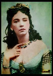 Tinted image of Cora Pearl.