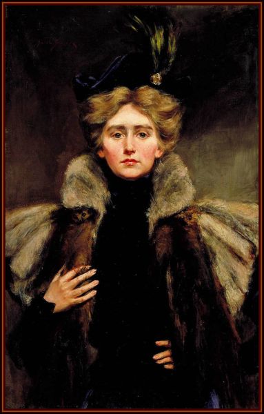 The young Natalie Clifford Barney, painted by her mother.