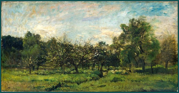 A landscape by Daubigny